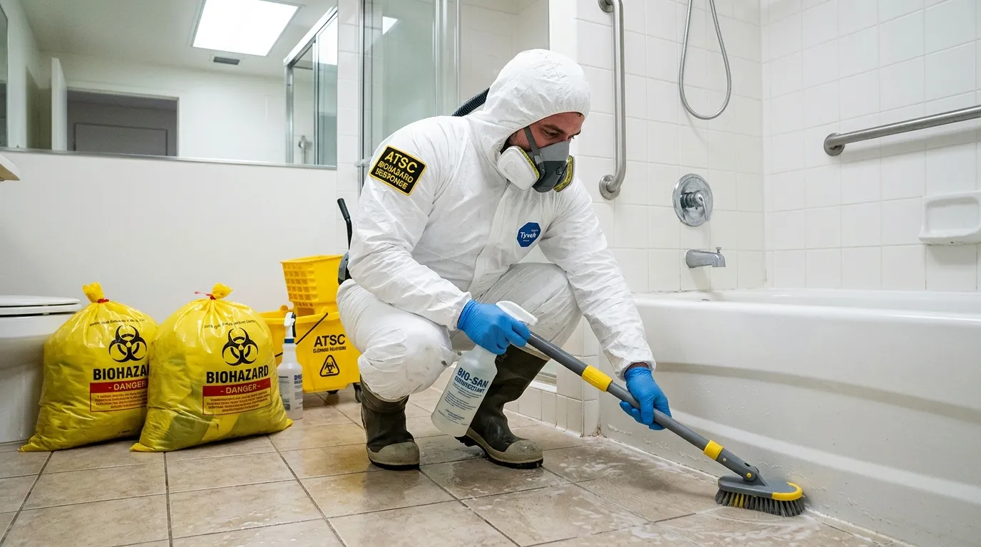 Decontamination equipment deployed for Blood Cleanup in Henryetta
